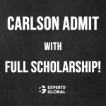 Carlson admit with full scholarship | Shileen’s success story