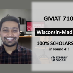 710 GMAT, 100% scholarship in R4, and MBA experience at Wisconsin Madison | Karan’s story!