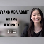 Nanyang (NTU) MBA admit with scholarship in R3! | Minbo Zhu’s journey!