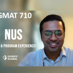 710 on GMAT, NUS admit and program experience | Nishant’s success story!