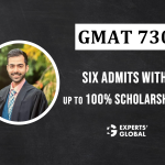 GMAT 730 and admits from six target schools with up to 100% scholarships! | Nitin’s success story!