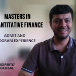 Masters in Quantitative Finance from Rutgers | Ravikiran’s story!