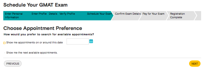 Appointment Preference