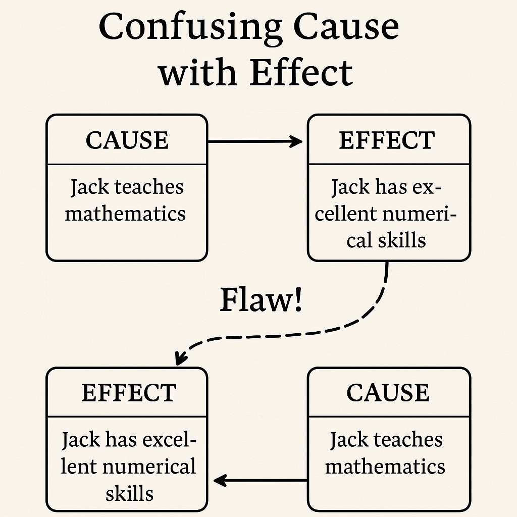Confusing cause with effect in GMAT CR questions