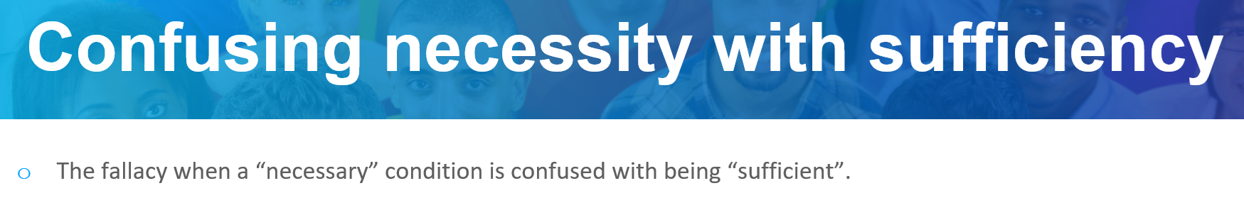 Confusing necessity with sufficiency on the GMAT CR