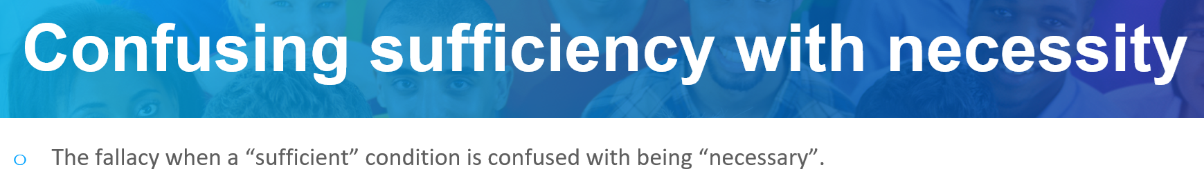 Confusing sufficiency with necessity in GMAT Critical Reasoning