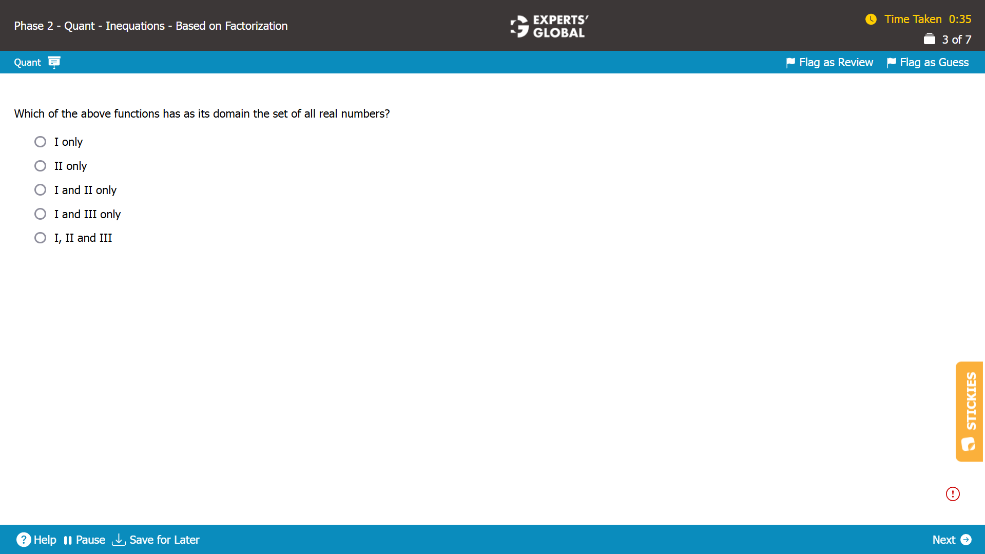 GMAT Inequalities Sample Question 1