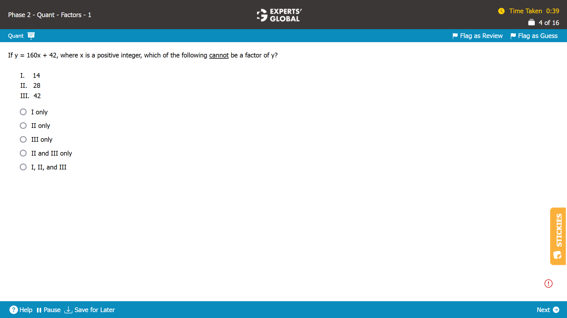 GMAT Number Properties Sample Question 2