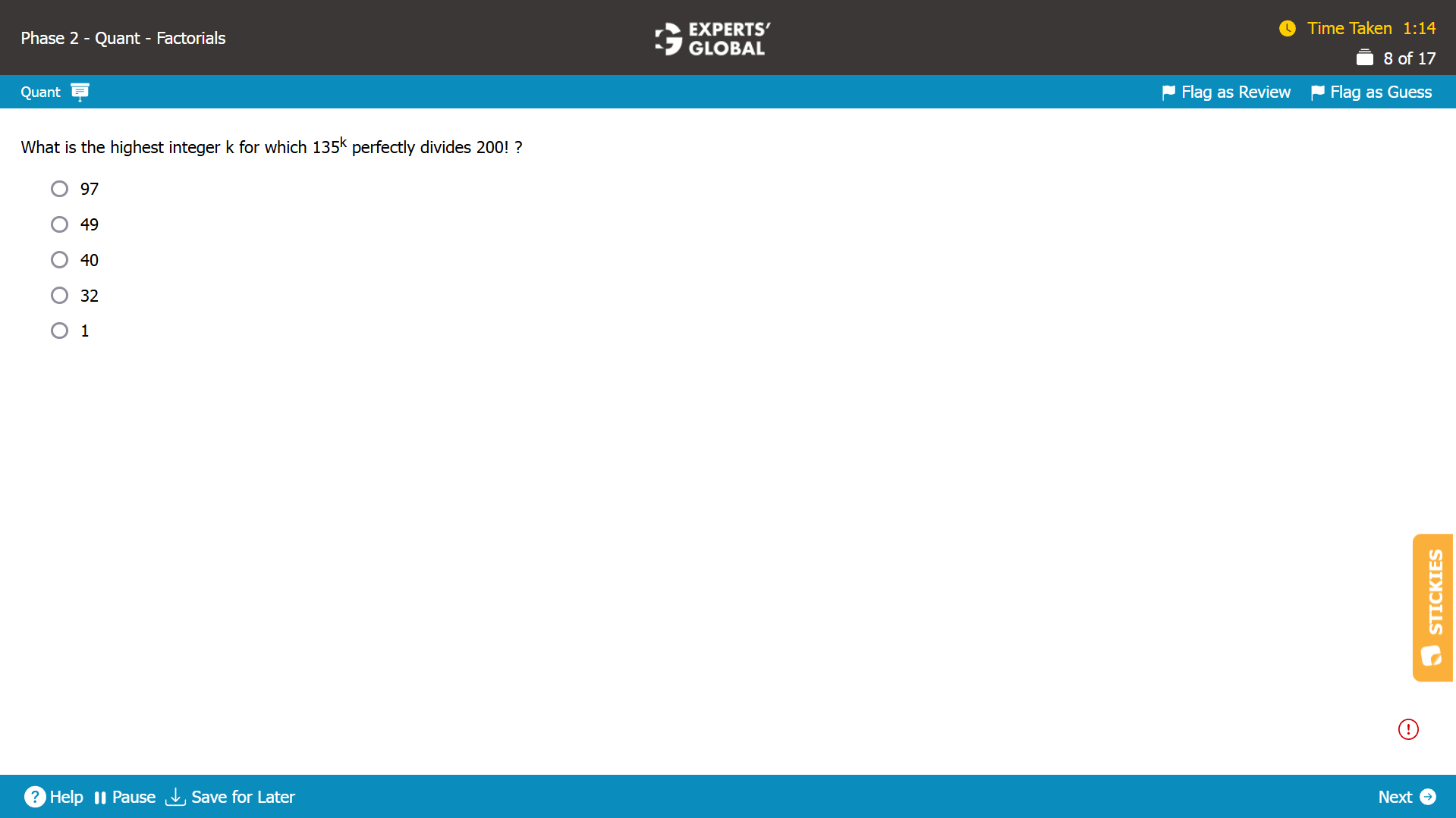 GMAT Number Properties Sample Question 3