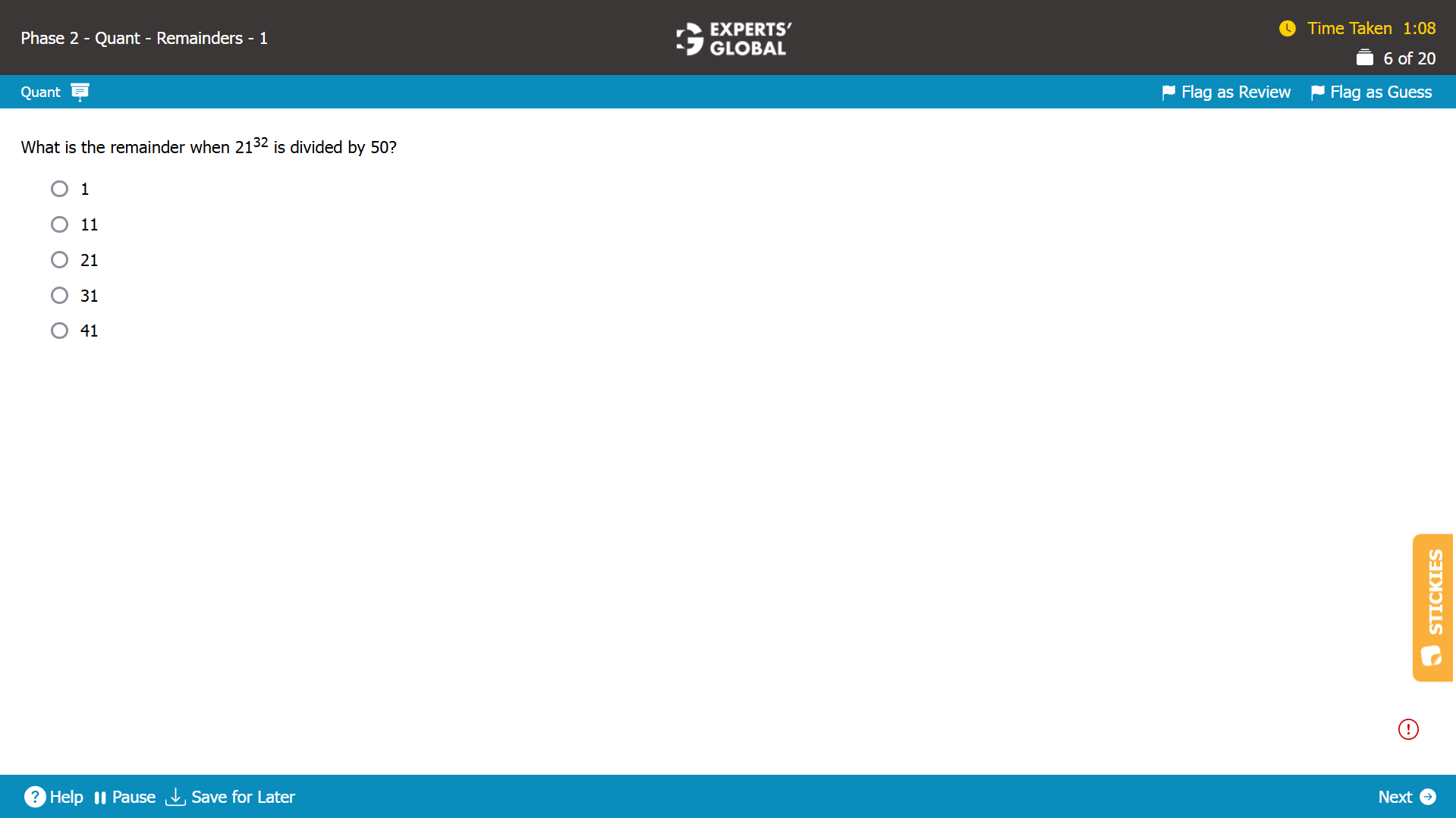 GMAT Number Properties Sample Question 5