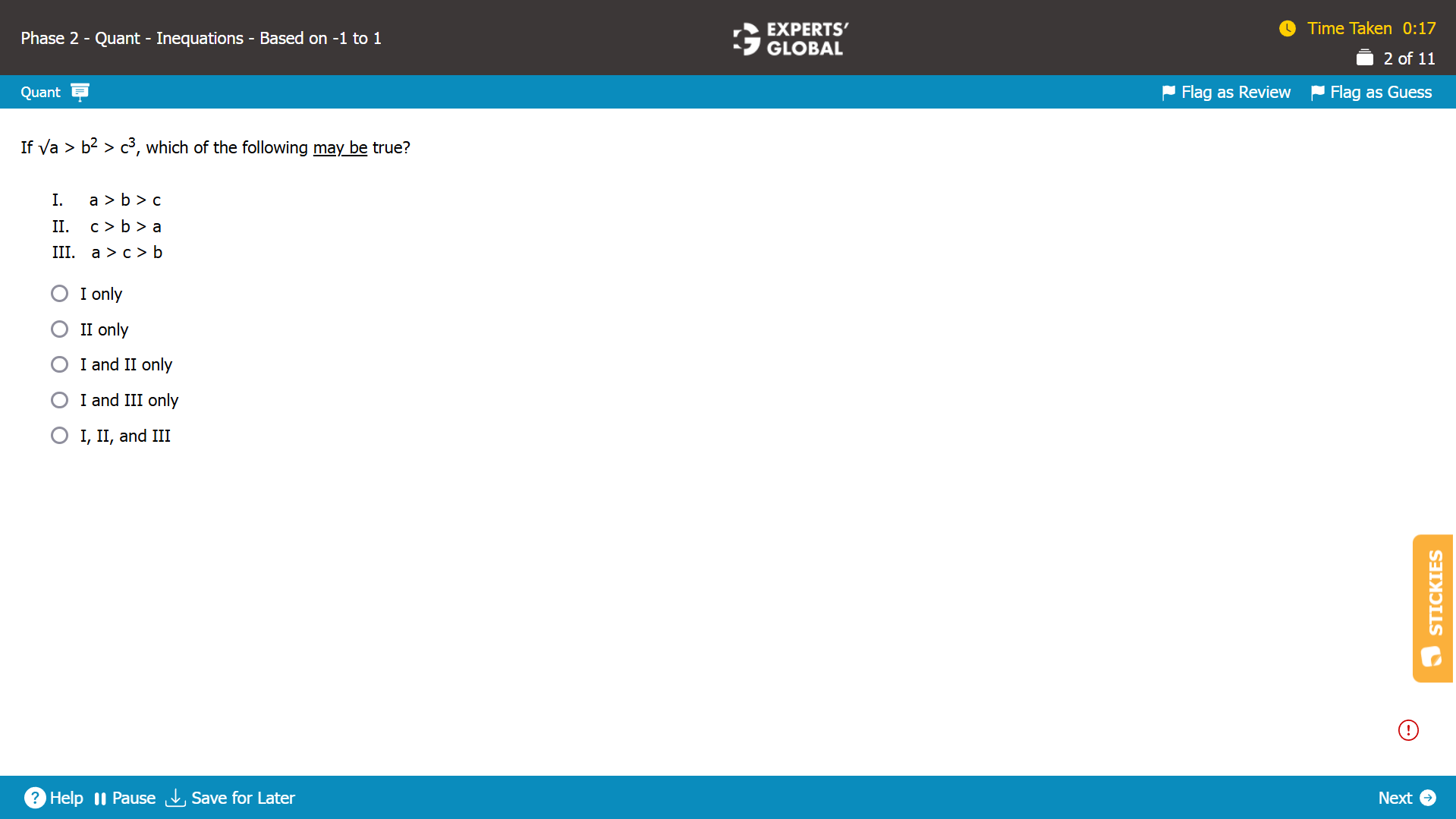 GMAT Inequalities Practice Question 8
