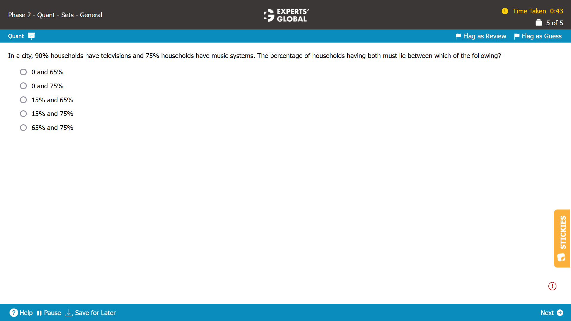 GMAT Overlapping Sets Practice Question 2