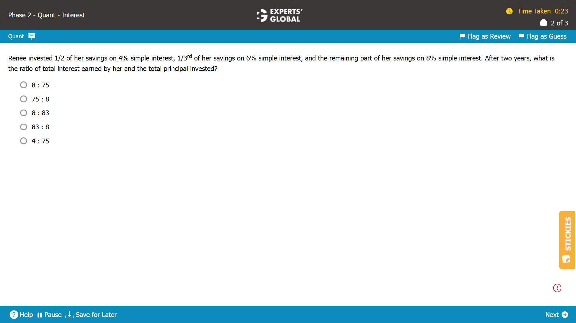 GMAT Profit Loss and Interest Practice Question 2