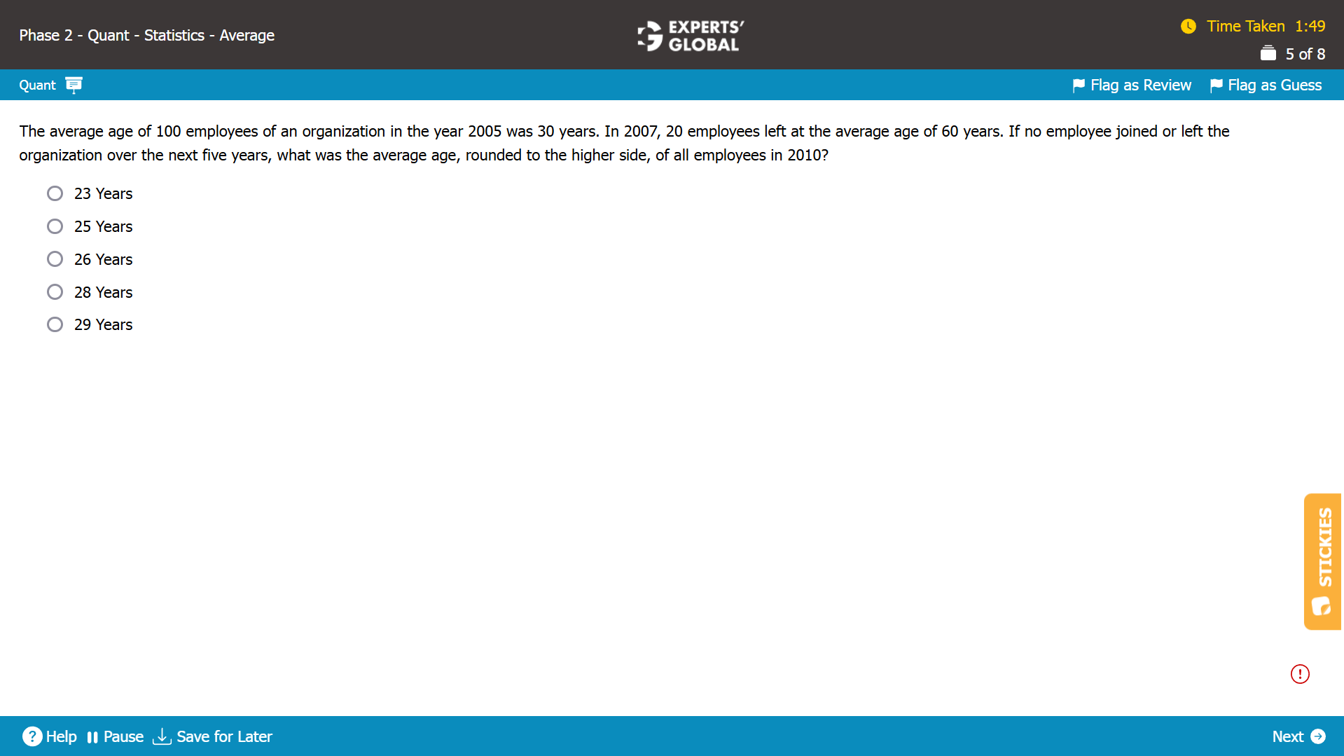 GMAT Statistics Practice Question 2