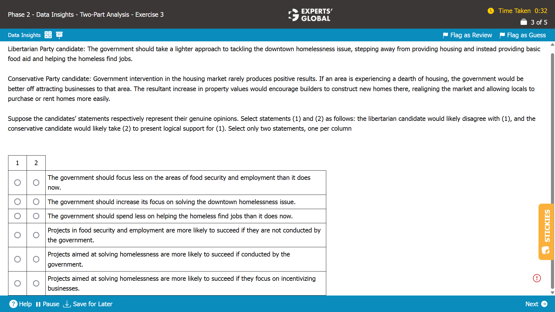GMAT TPA Practice Question 1