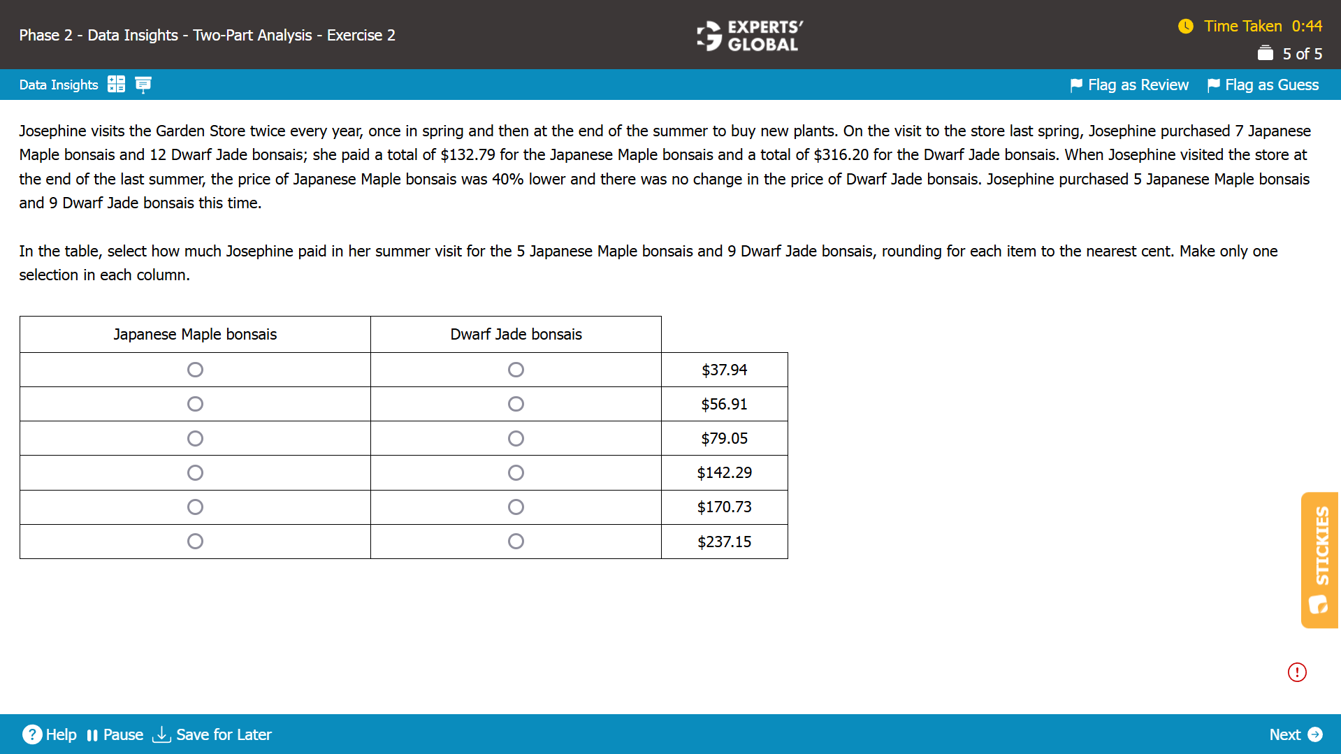 GMAT TPA Practice Question 3
