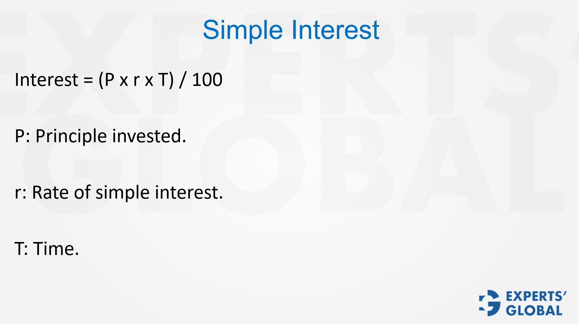 Basics of Simple Interest on GMAT