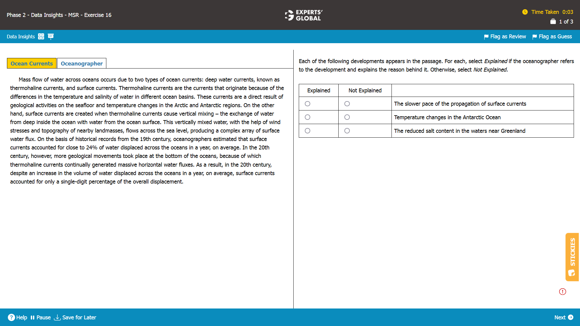 GMAT GMAT MSR Practice Question 1