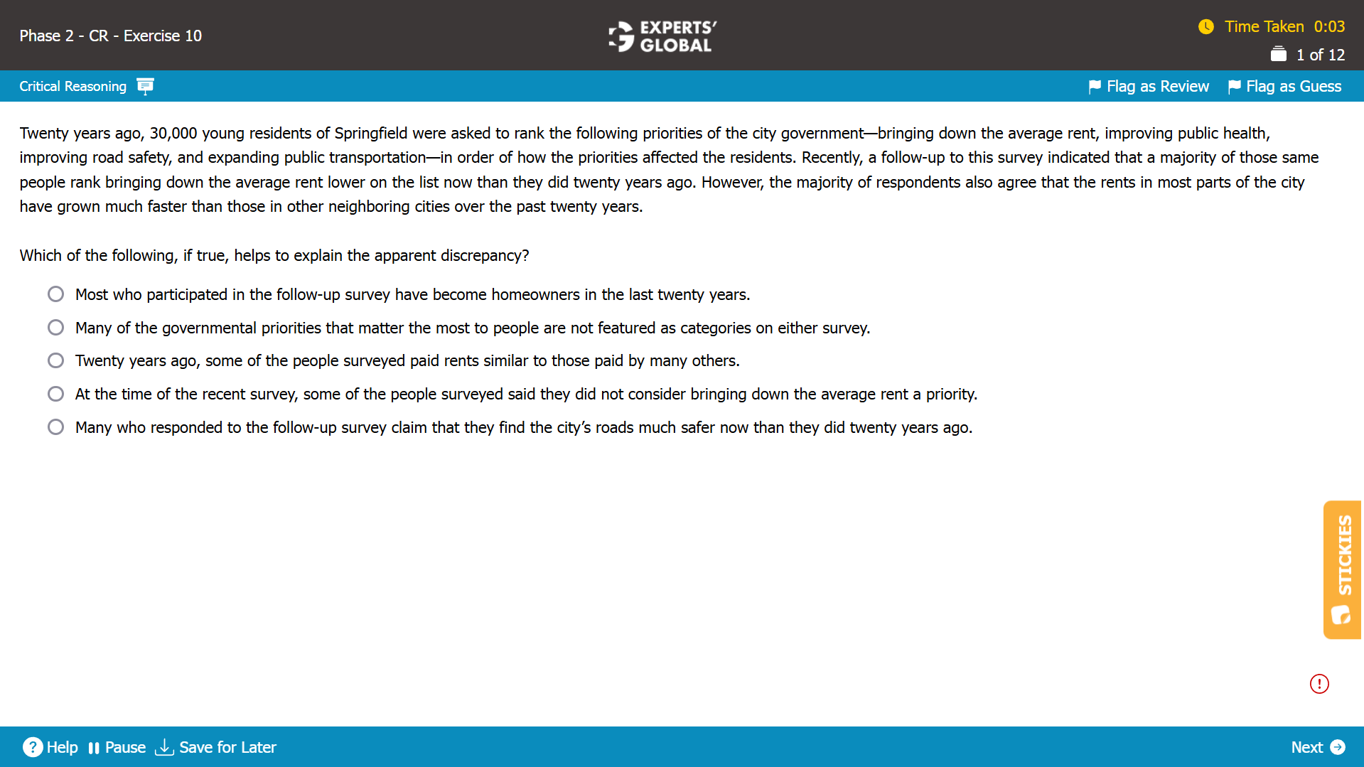 GMAT Resolve-the-Paradox Practice Question