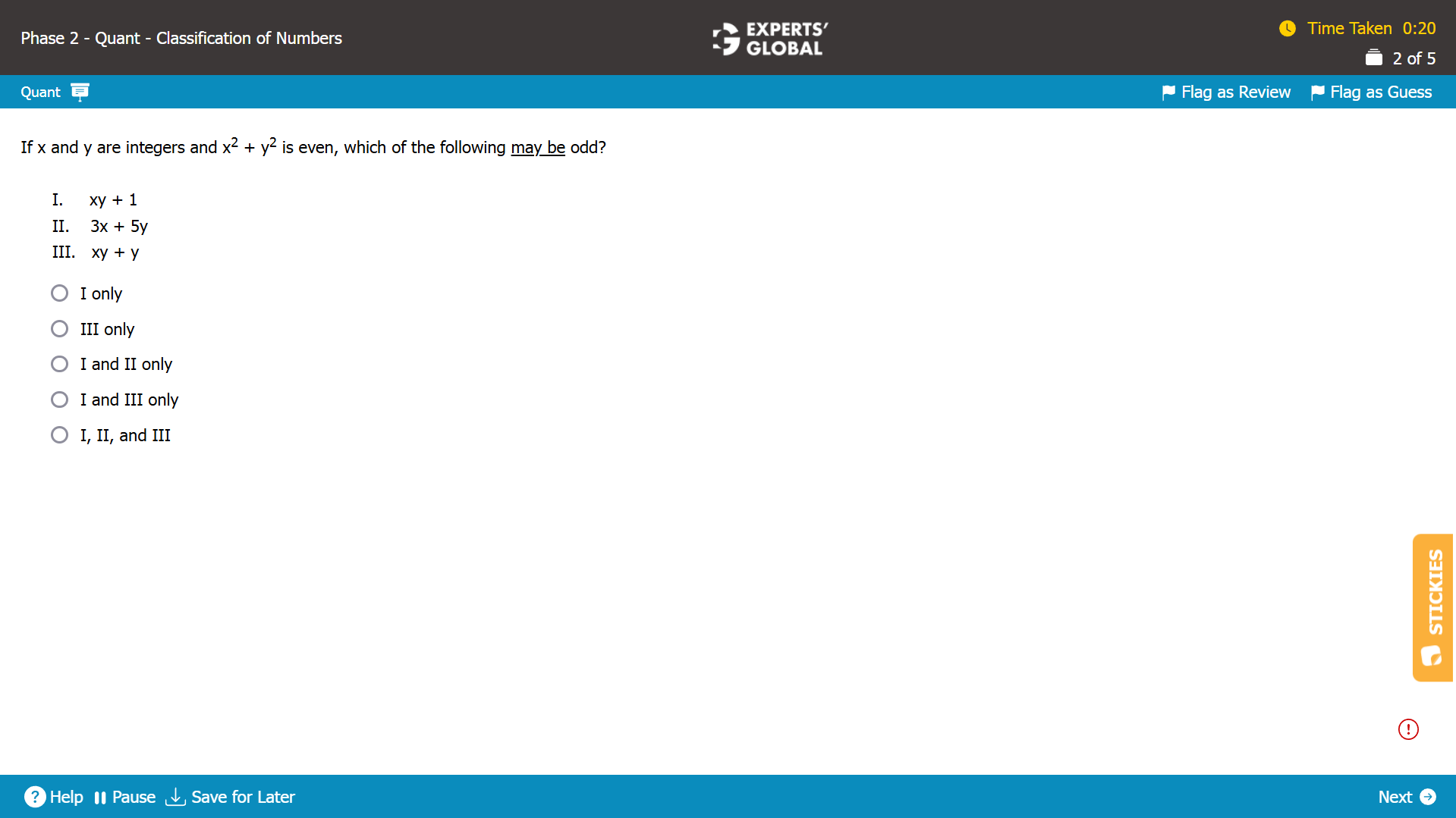 GMAT-style Number Properties Question 1