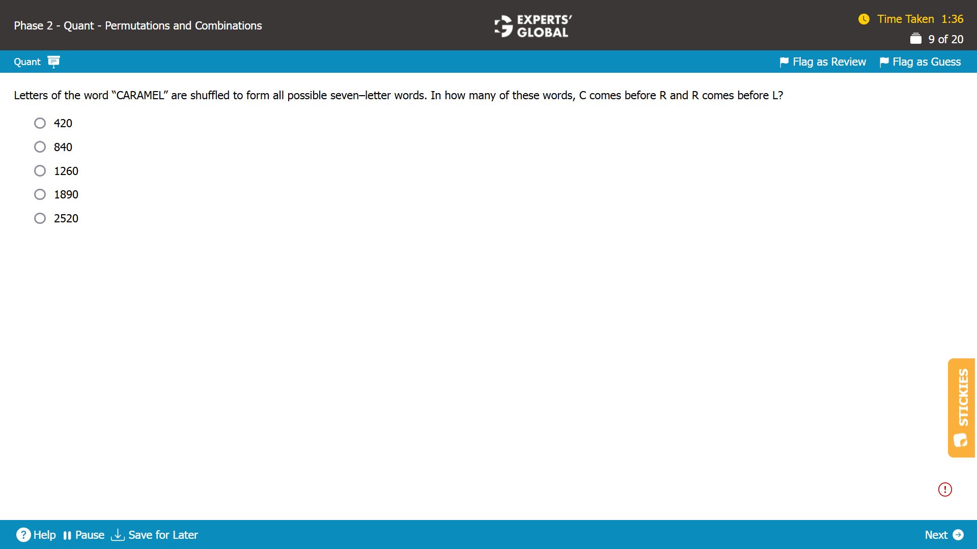 GMAT-Style Permutations and Combinations Practice Question 7