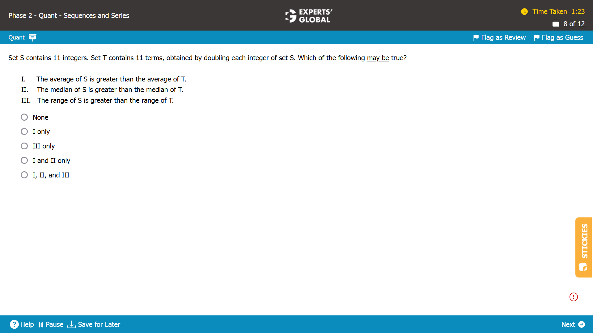 GMAT-Style Sequences and Series Practice Question 4