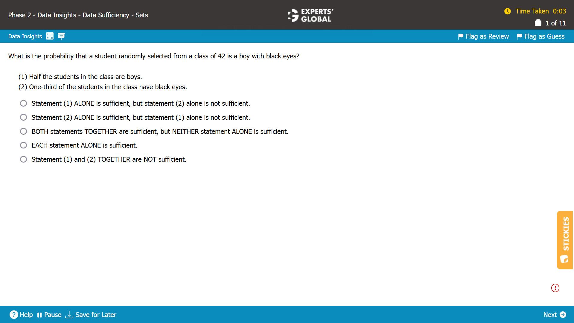 GMAT Style Overlapping Sets Question 10