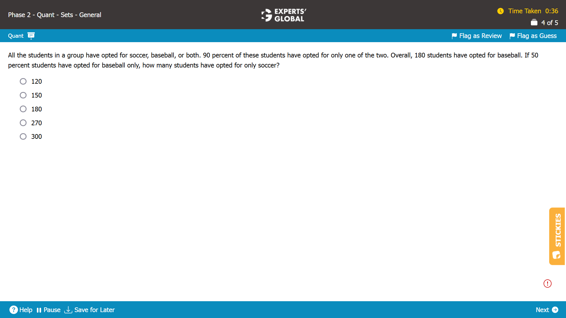 GMAT Style Overlapping Sets Question 4