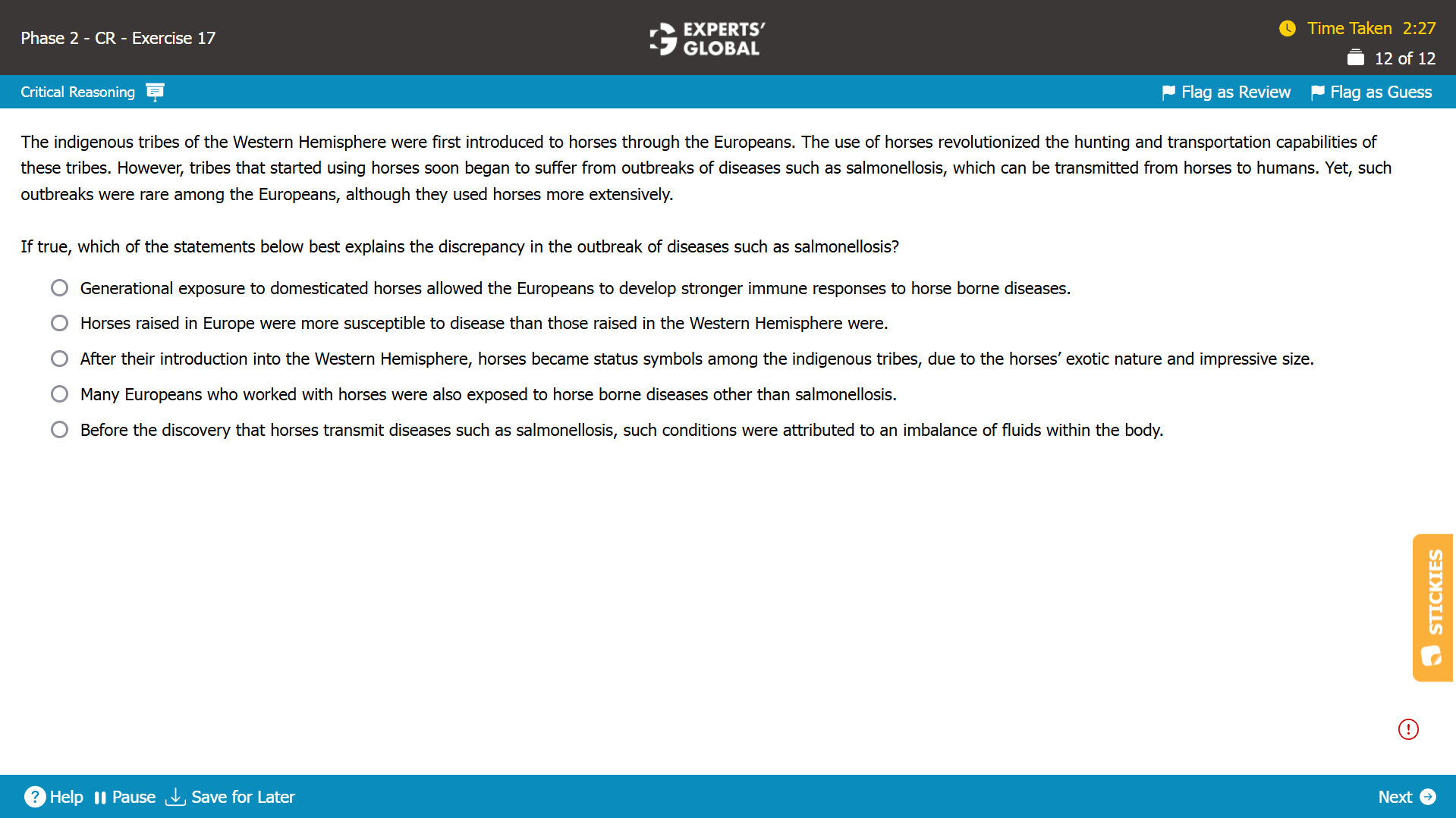 GMAT-Style Resolve-the-Paradox Practice Question 1