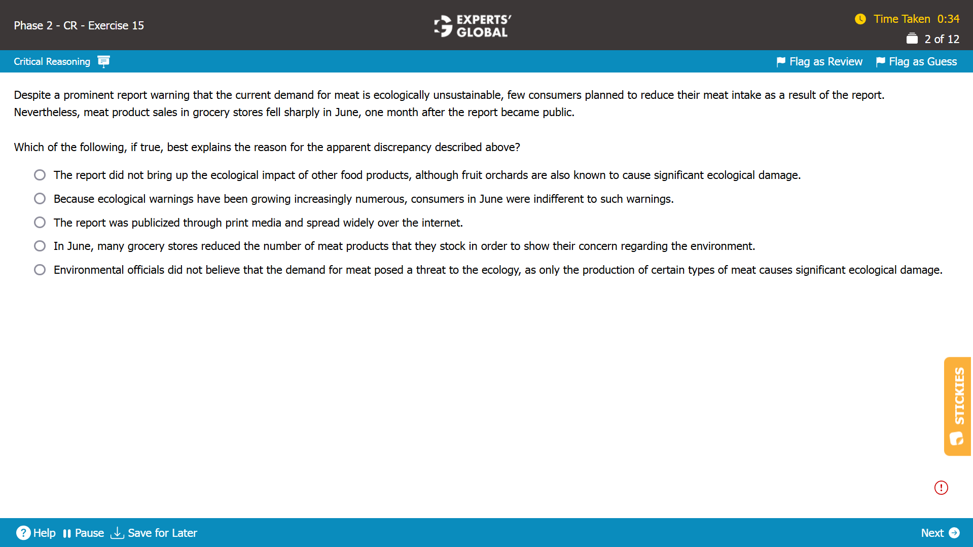 GMAT-Style Resolve-the-Paradox Practice Question 2