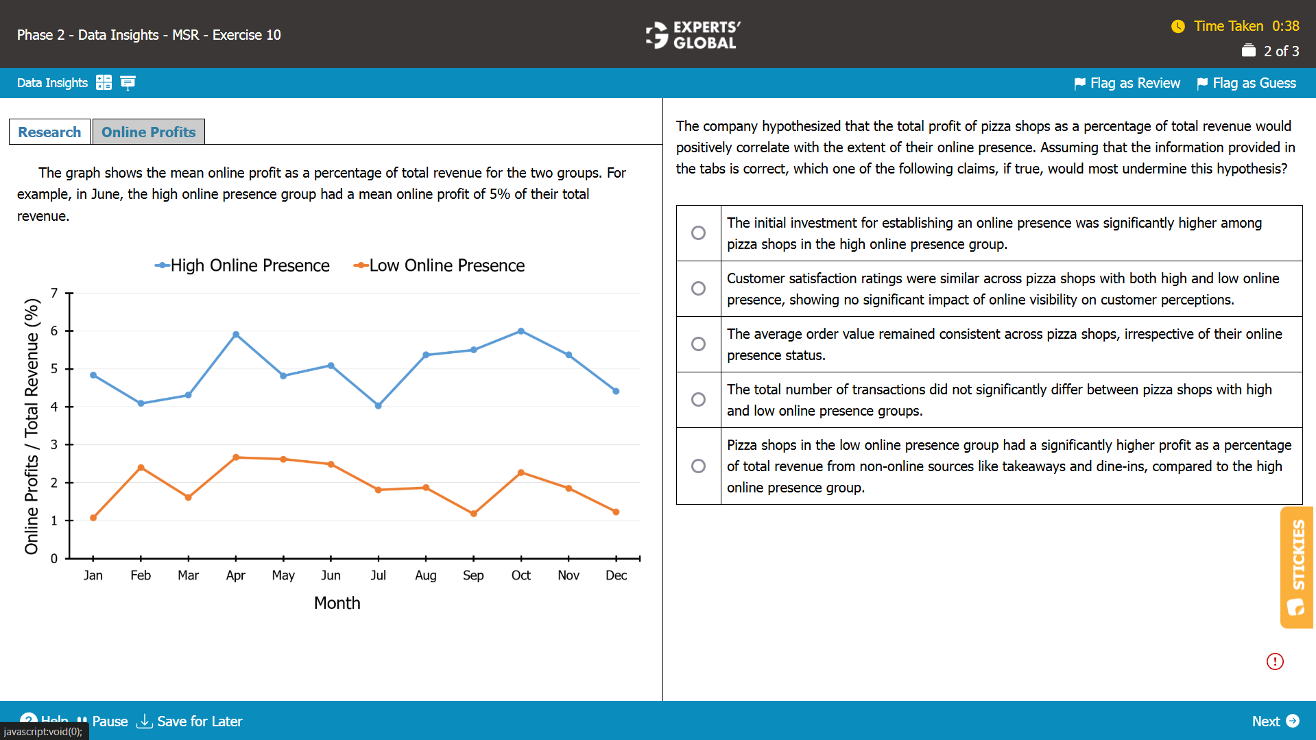 GMAT-Style MSR Exercise 10 - Tab 2 + Question 2