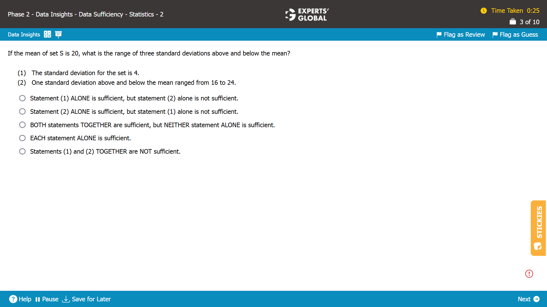 GMAT-style DS Question 2