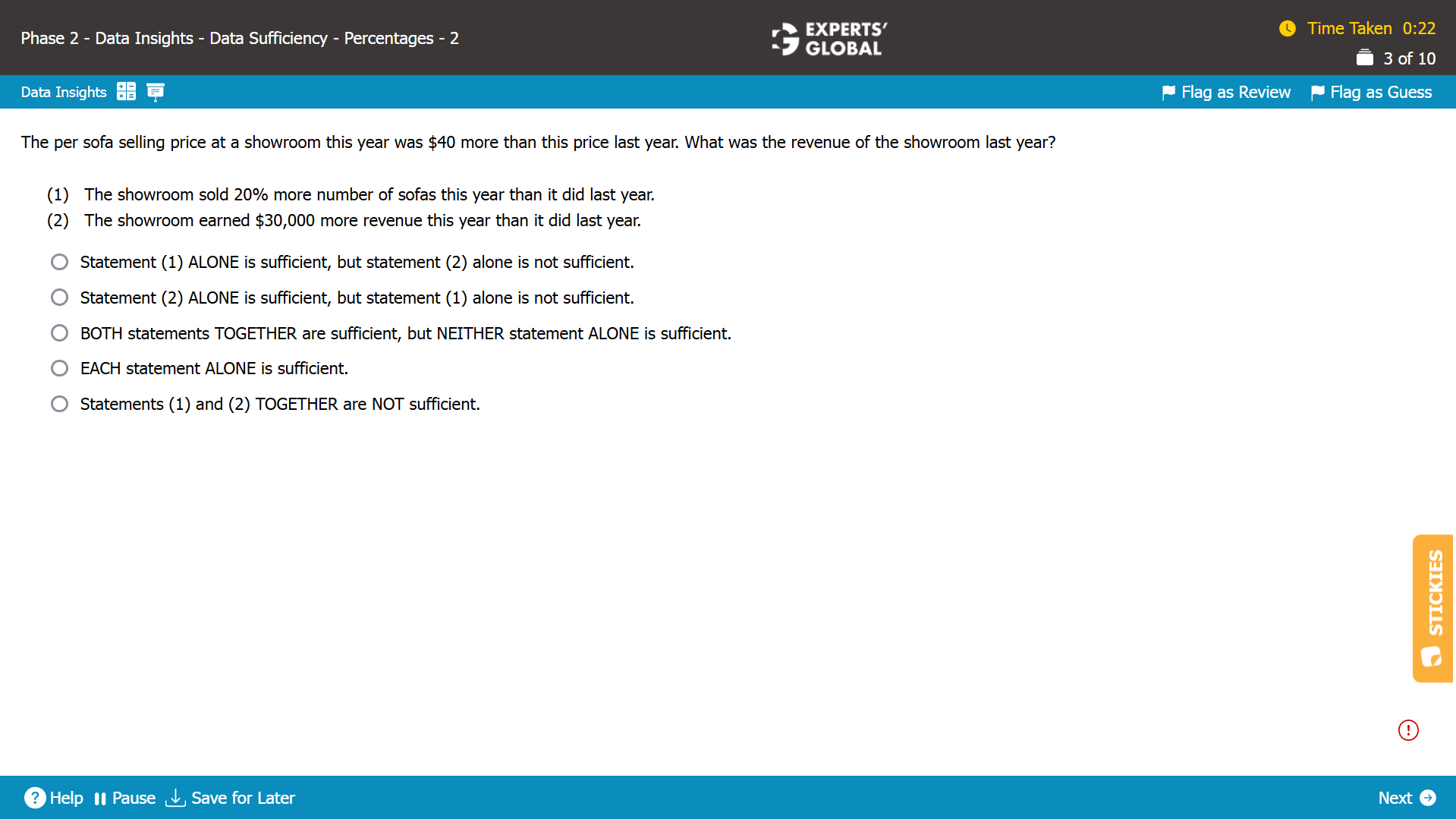 GMAT-Style Profit-Loss and Interest Practice Question 4