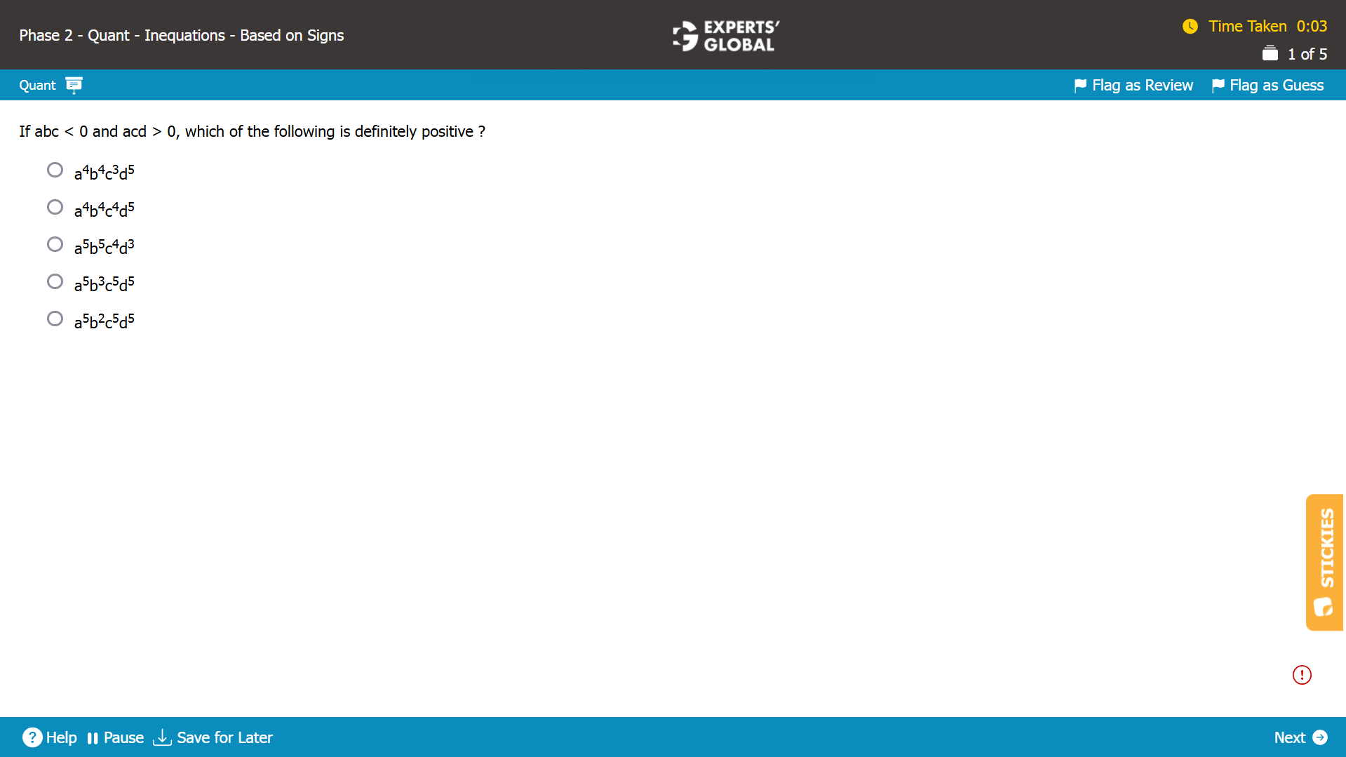 GMAT-Style Inequalities Practice Question 10