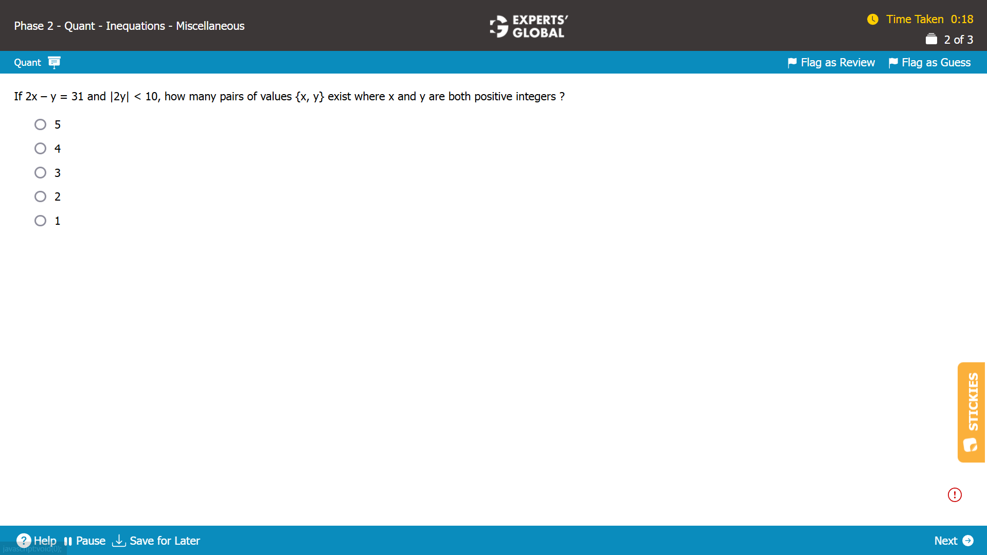 GMAT-Style Inequalities Practice Question 2