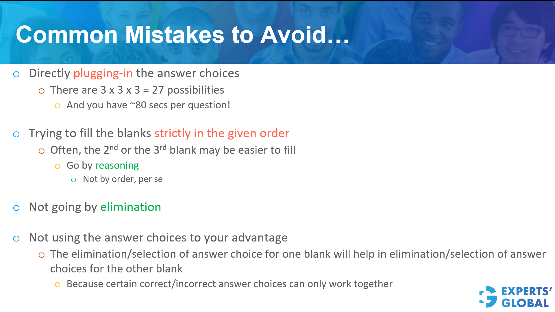Common mistakes to avoid