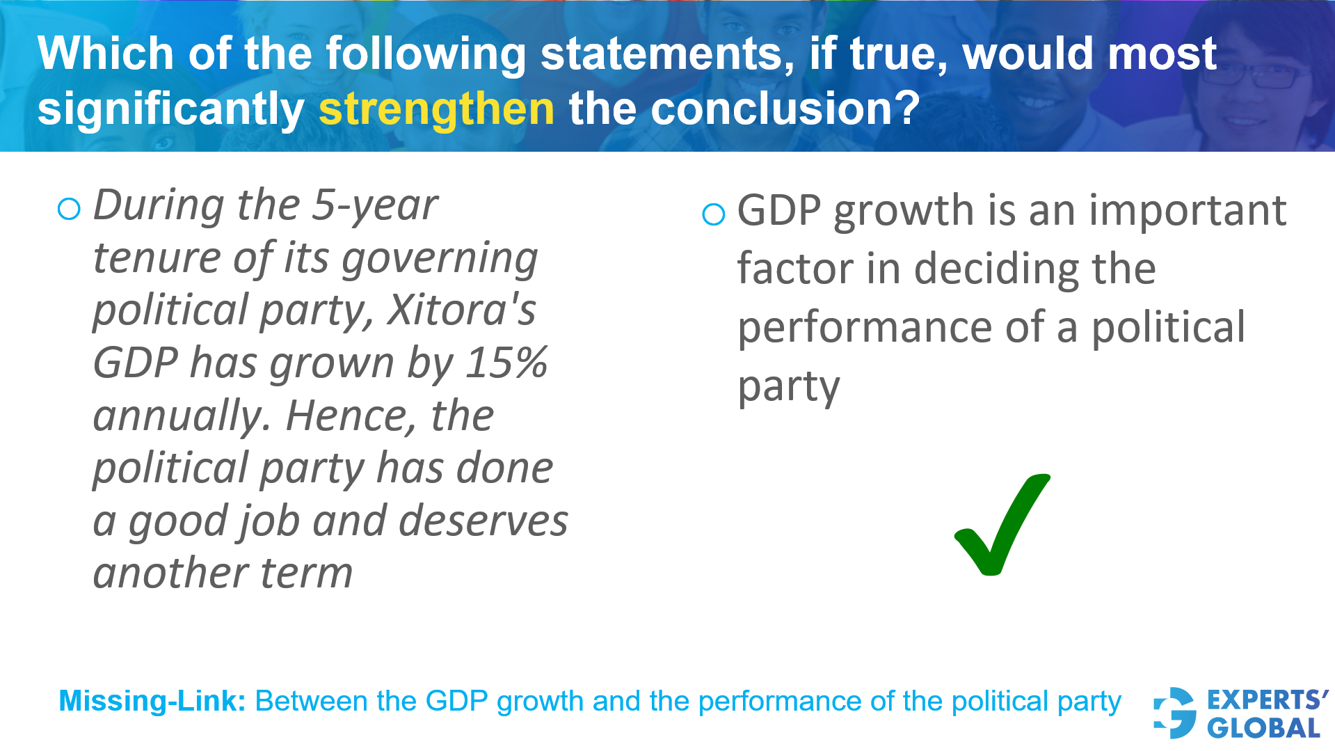 Strengthening Statement 1