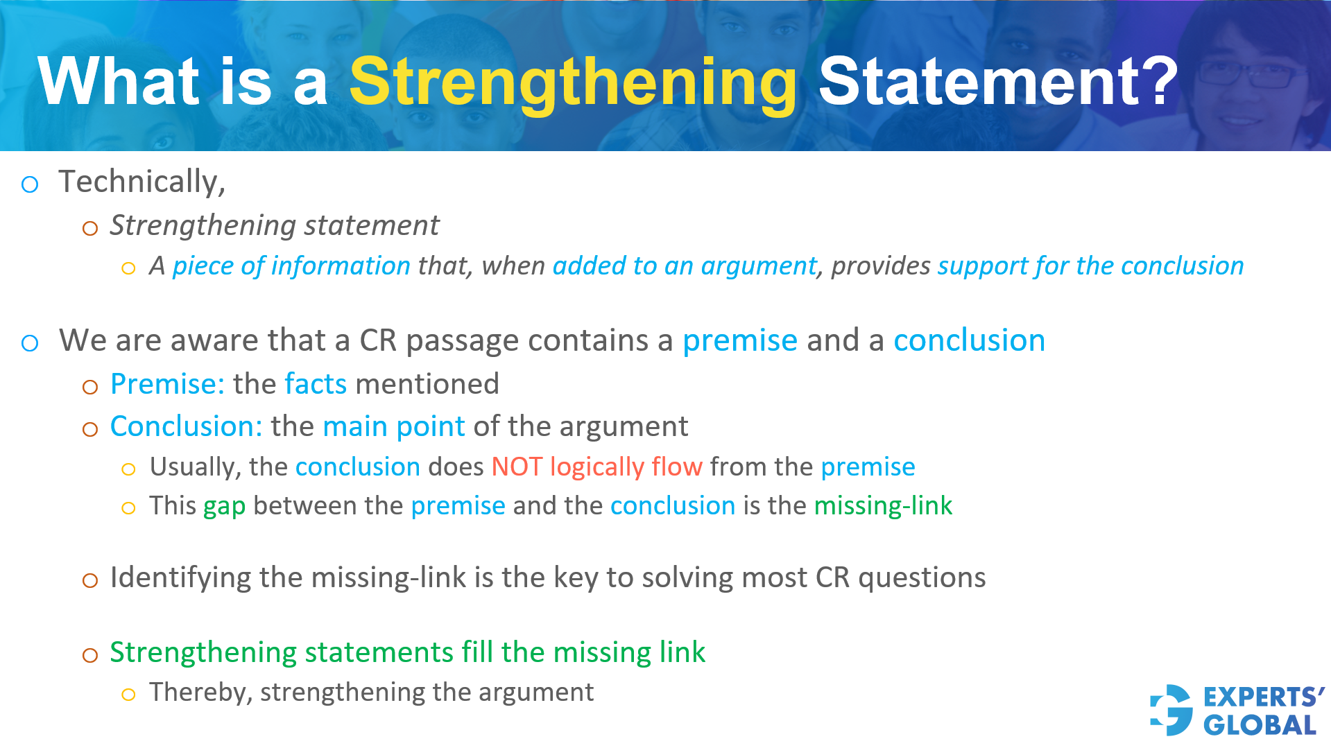 Strengthening Statements