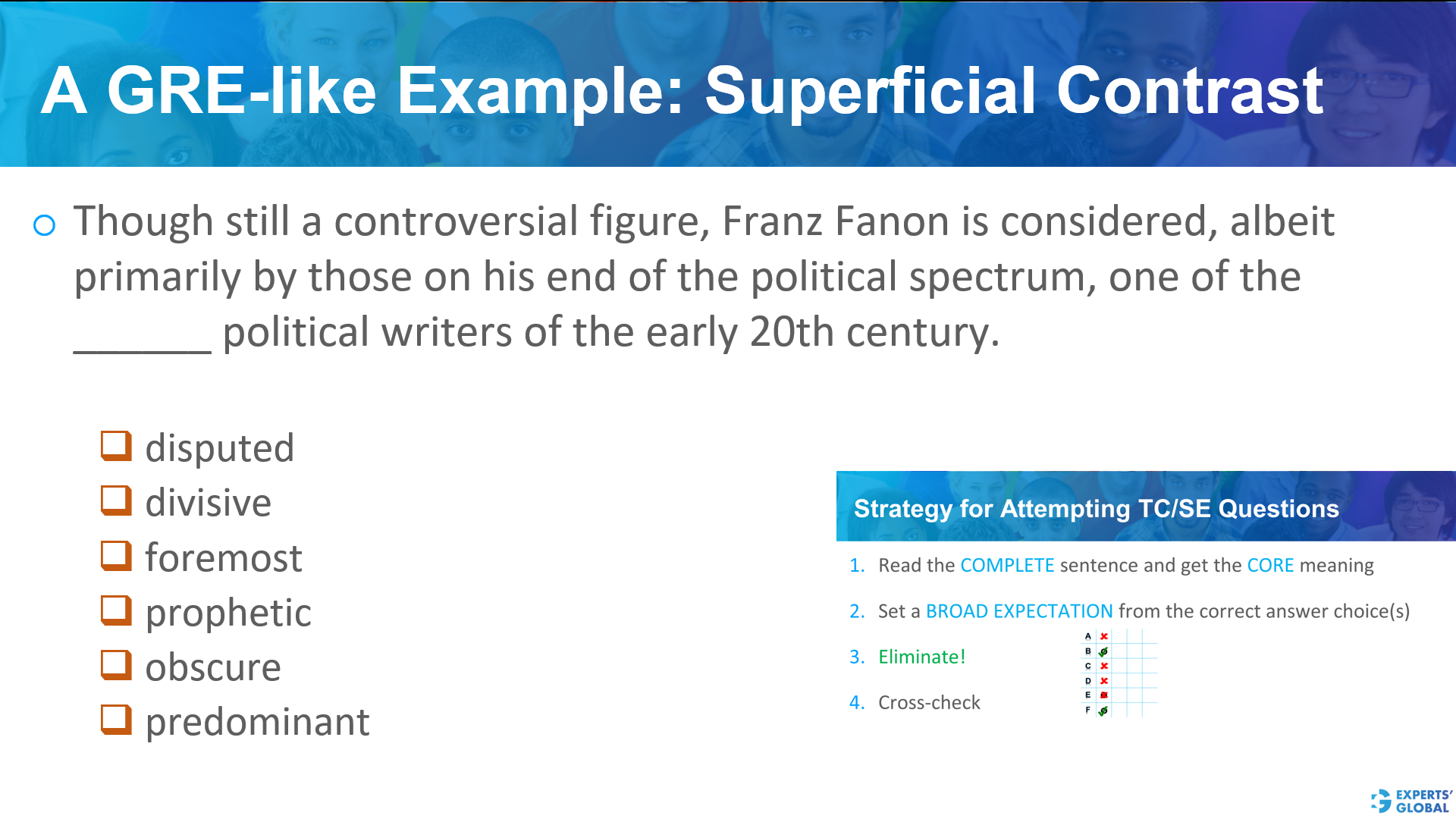 A GRE SE-like example: Superficial contrast