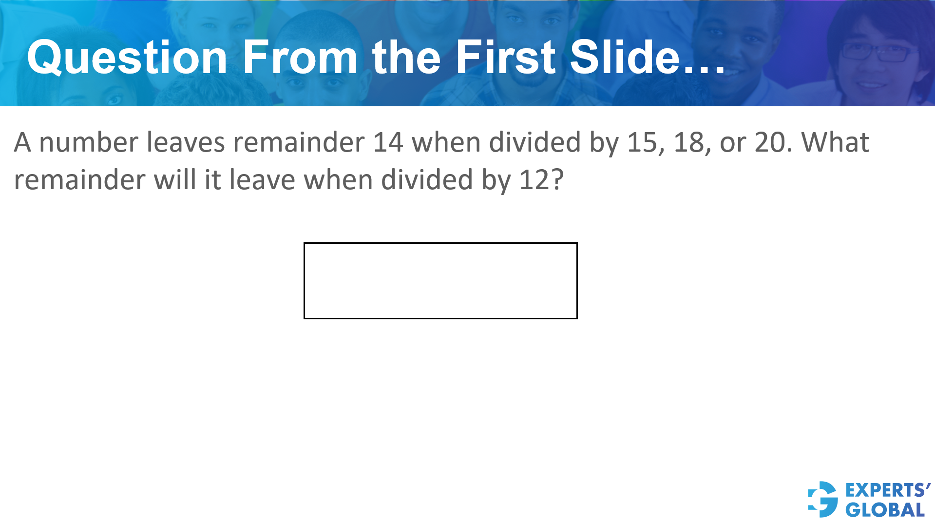 GRE Quant-style practice question 1