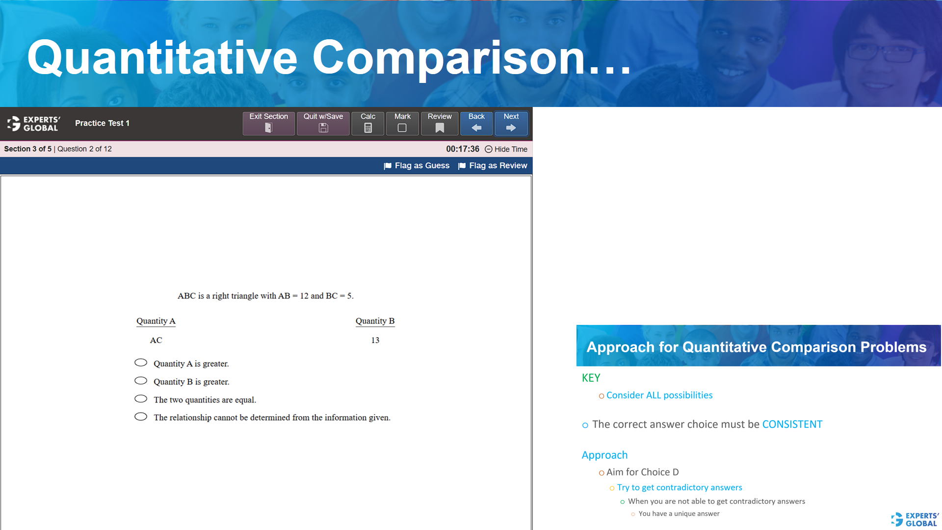 GRE-style Practice Question 1