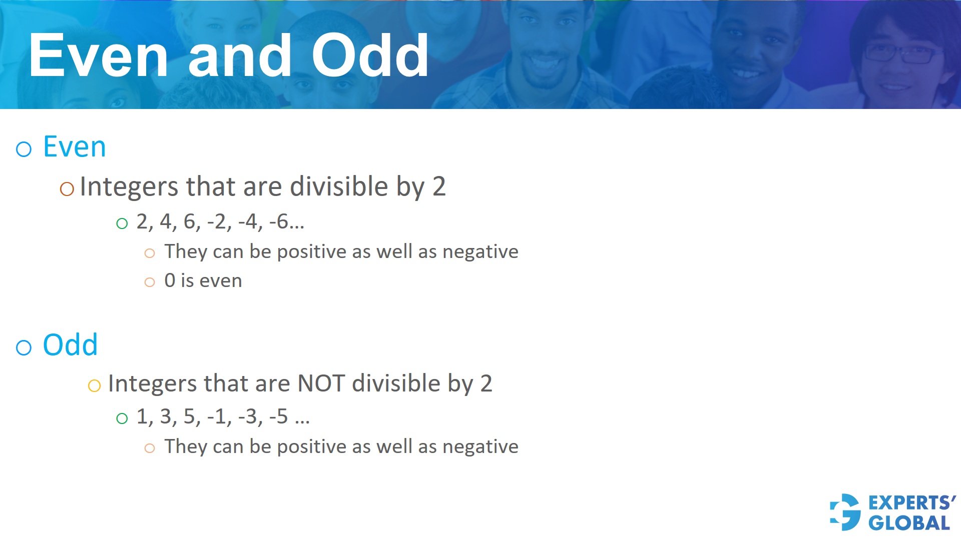 Overview of Even and Odd