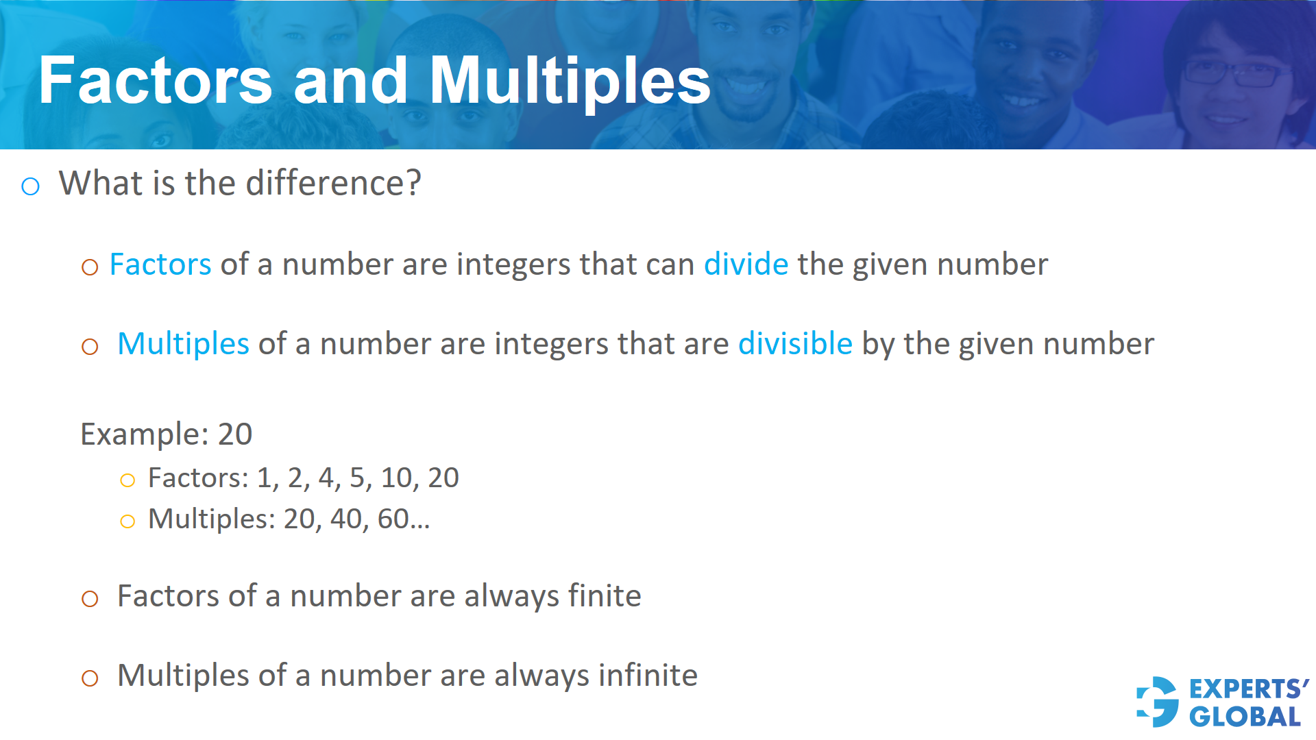 Overview of Factors and Multiples