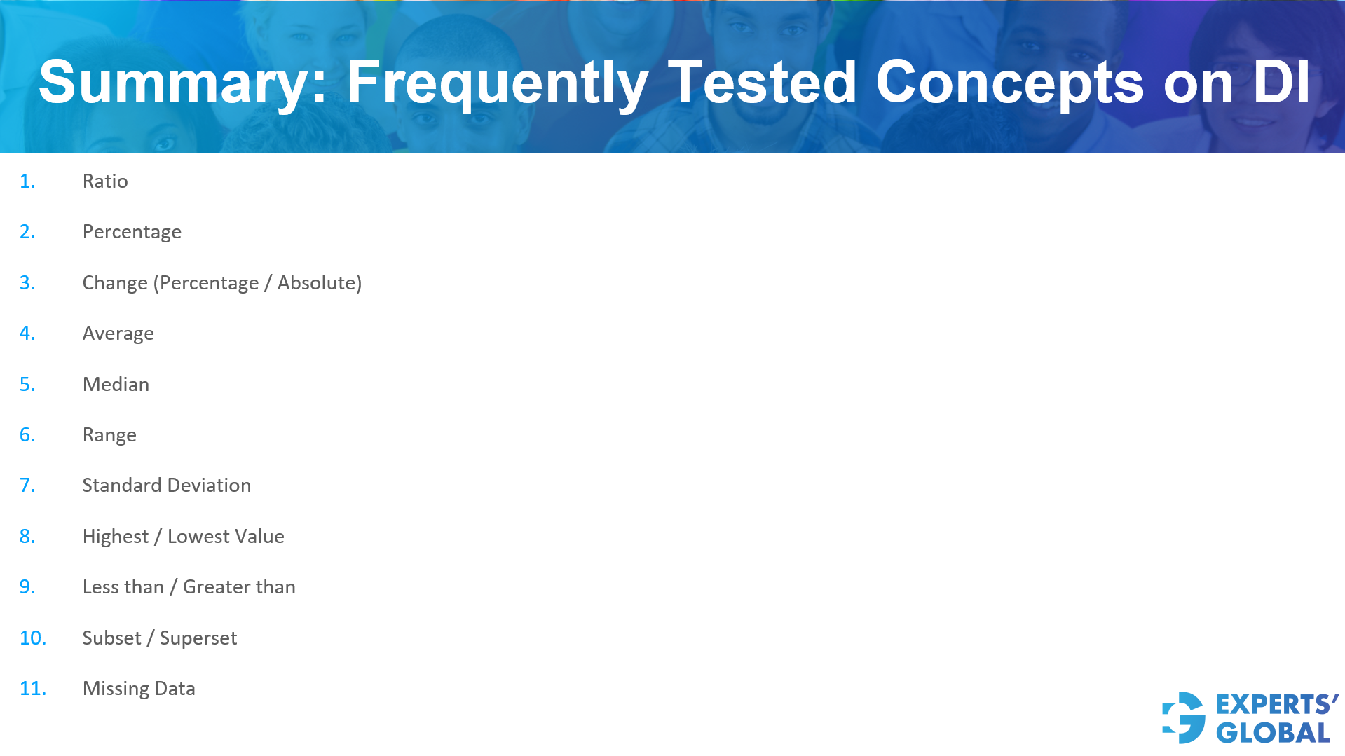 Summary: Frequently Tested Concepts on DI
