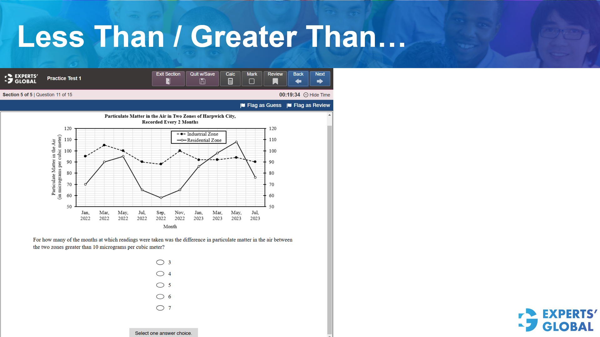 Less than/Greater than – GRE style practice question 9 –GRE DI