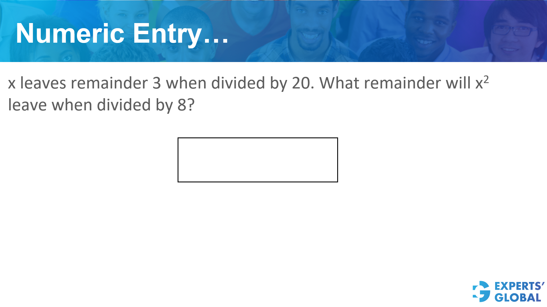 GRE-style practice question 2 – Numeric 