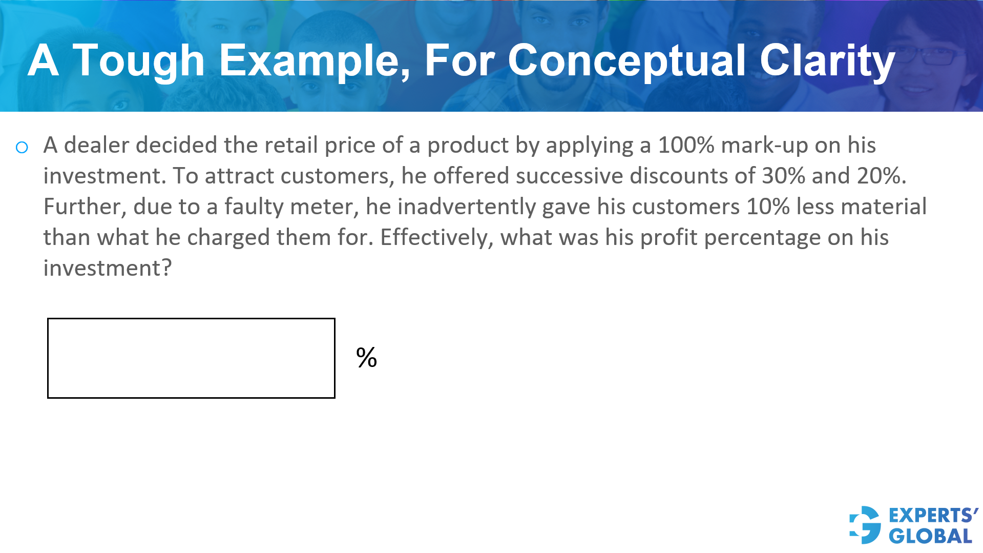 A tough example for conceptual clarity 