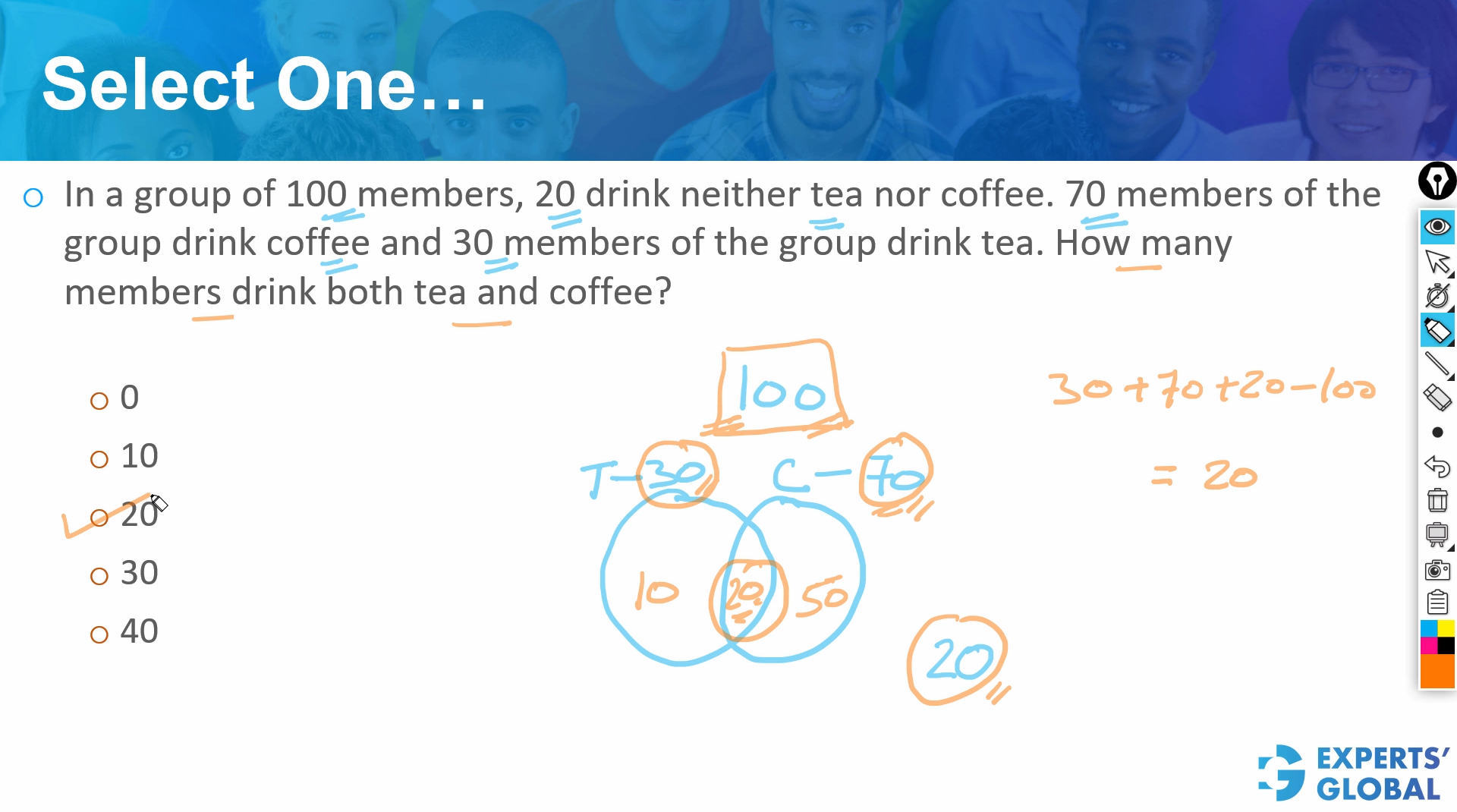 Example 4 – Select One