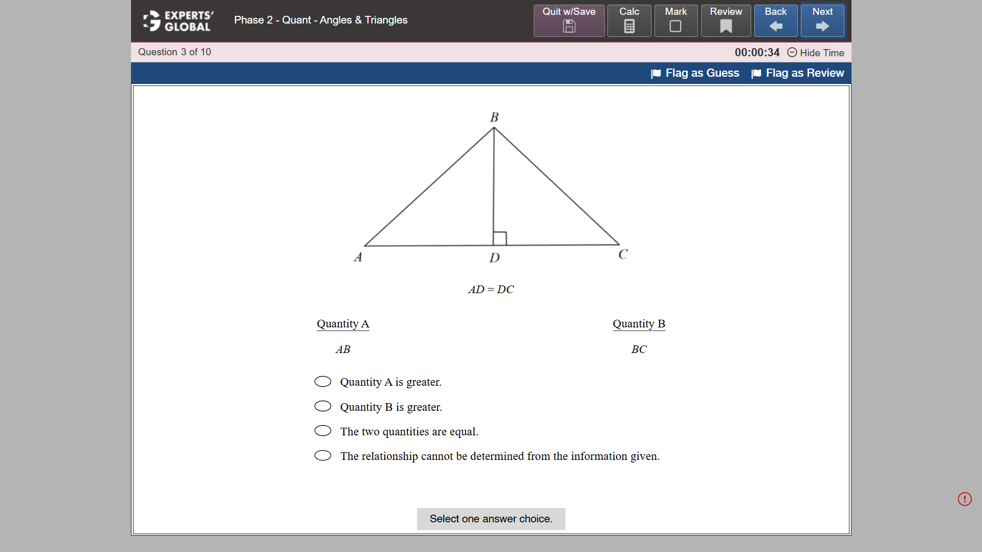GRE-Style QC Practice Question 2