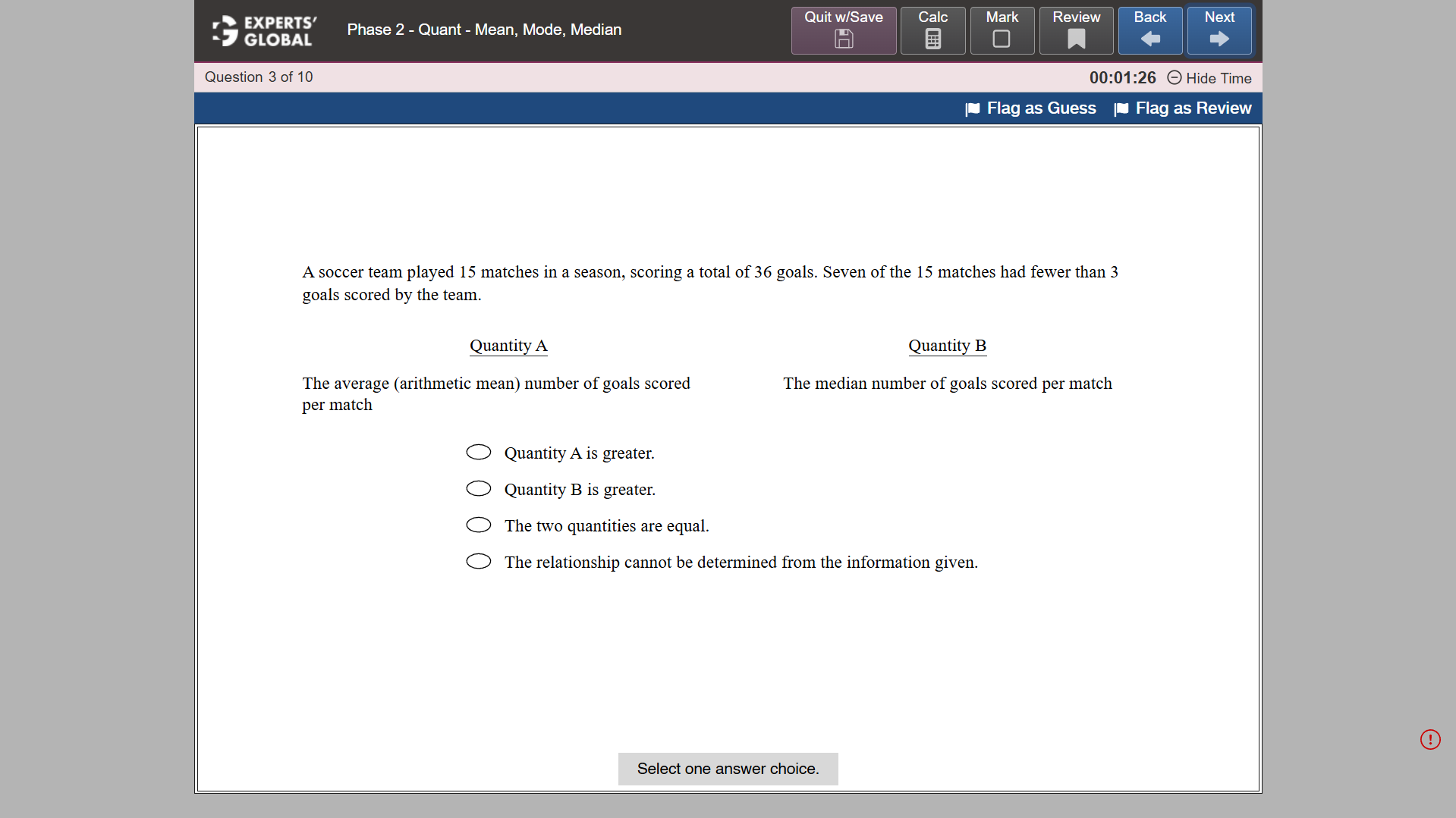 GRE-Style QC Practice Question 8